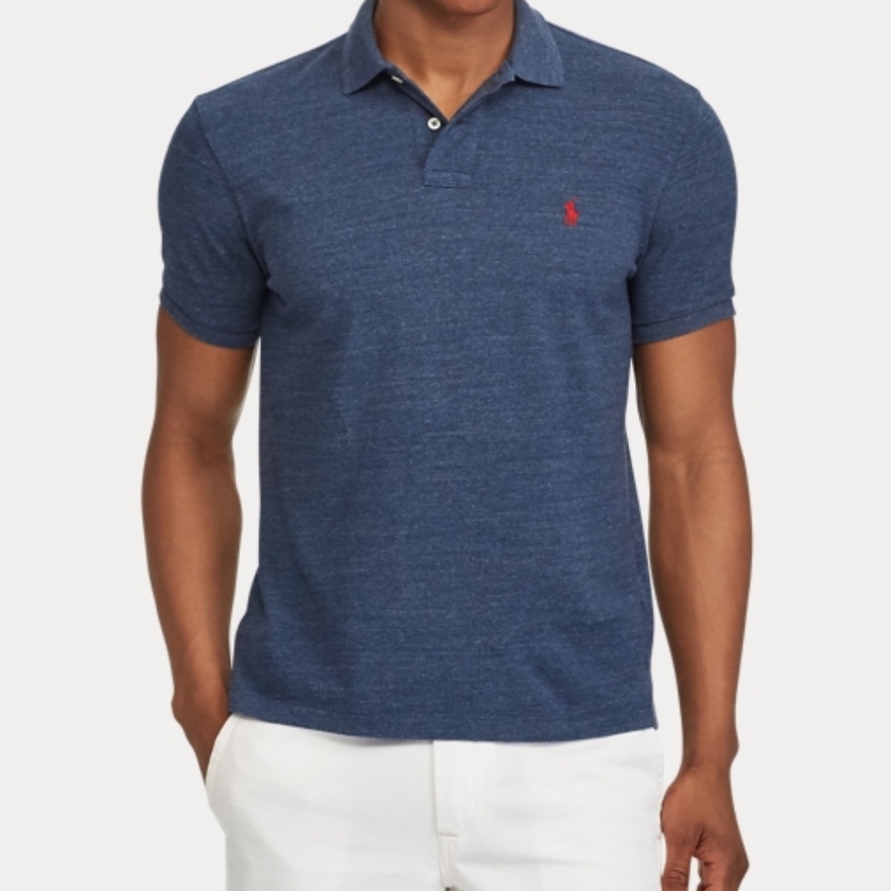 POLO RALPH LAUREN - Slim Fit Mesh Polo Shirt - Picture 2 of 2